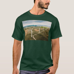 Windturbinen von oben T-Shirt