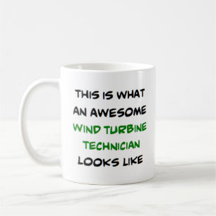 Windturbinentechniker, phantastisch kaffeetasse