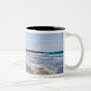 Windward Beach, Nevis Zweifarbige Tasse
