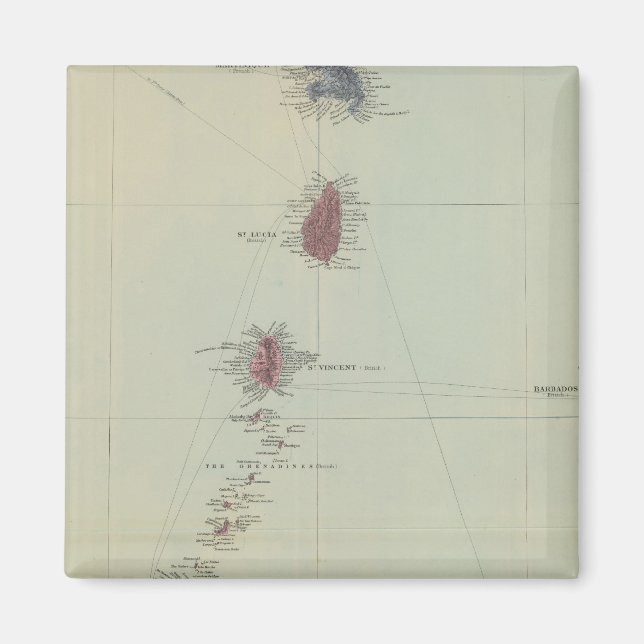 Windward Islands 2 Magnet (Vorne)
