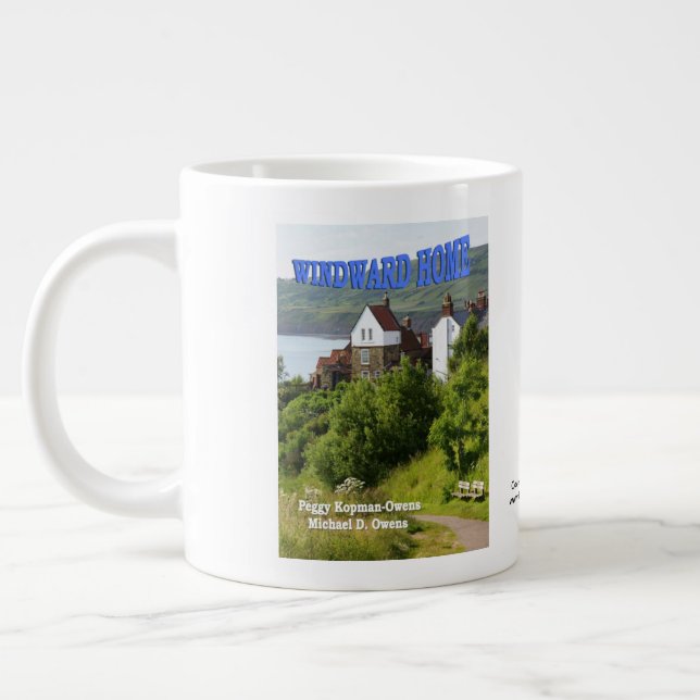 "Windward Zuhause" Jumbo-Tasse (Links)