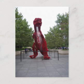 Windy City Dinosaur Postkarte