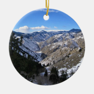 Windy Saddle Park, Golden, Colorado Keramik Ornament