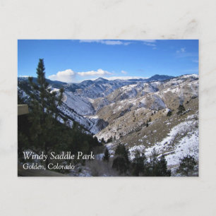 Windy Saddle Park, Golden, Colorado Postkarte