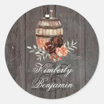 Wine Barrel Rustic Burgundy Blume Hochzeit