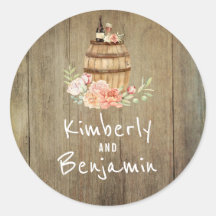 Wine Barrel Rustic Country Wedding