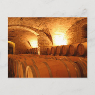 Wine Barrels Postcard Postkarte