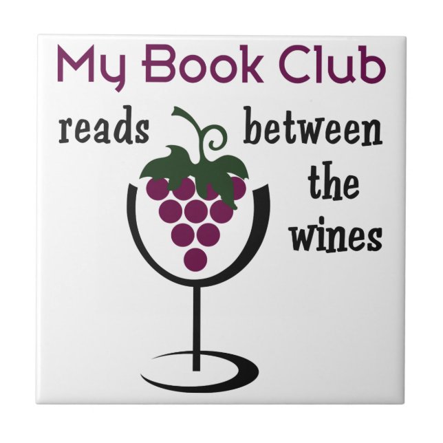 Wine Book Club Fliese (Vorderseite)