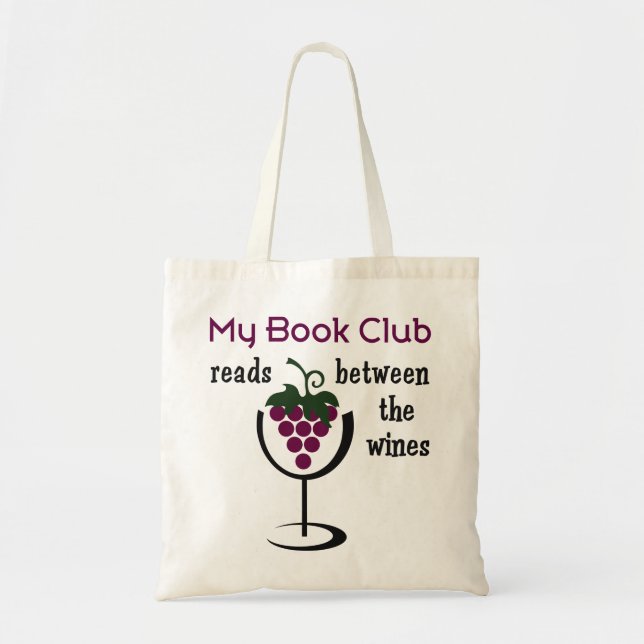 Wine Book Club Tragetasche (Vorne)
