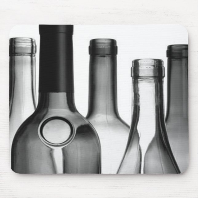 Wine Bottle Computer Mousepad (Vorne)