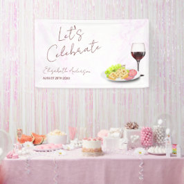 Wine & Charcuterie Bridal Shower Banner