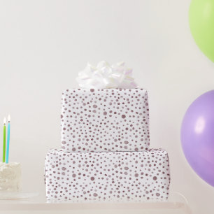 Wine Confetti Watercolor Dots Wrapping Paper Geschenkpapier