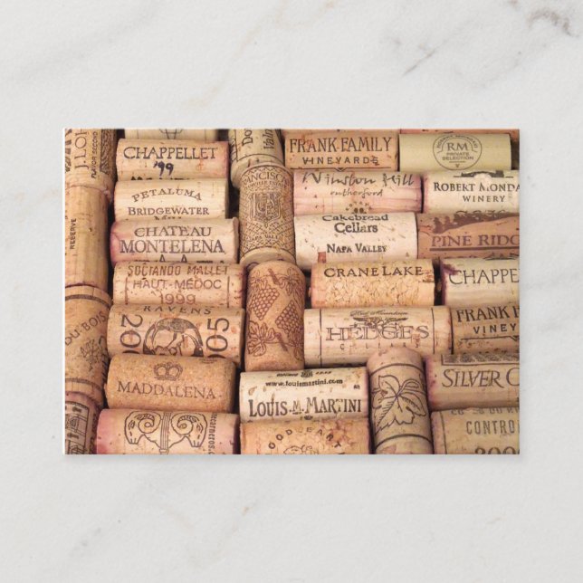 Wine Cork Mat Visitenkarte (Vorderseite)