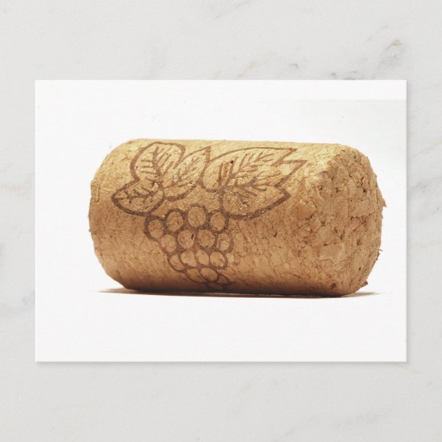 Wine Cork Postkarte (Vorderseite)