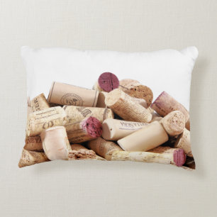 Wine Corks Accent Pillow Dekokissen