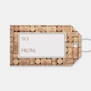 Wine Corks Geschenkanhänger