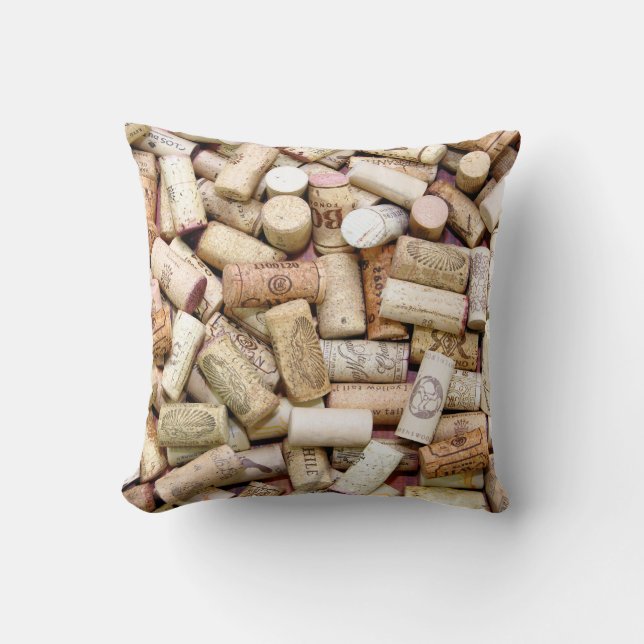 Wine Corks Pillow Kissen (Vorderseite)