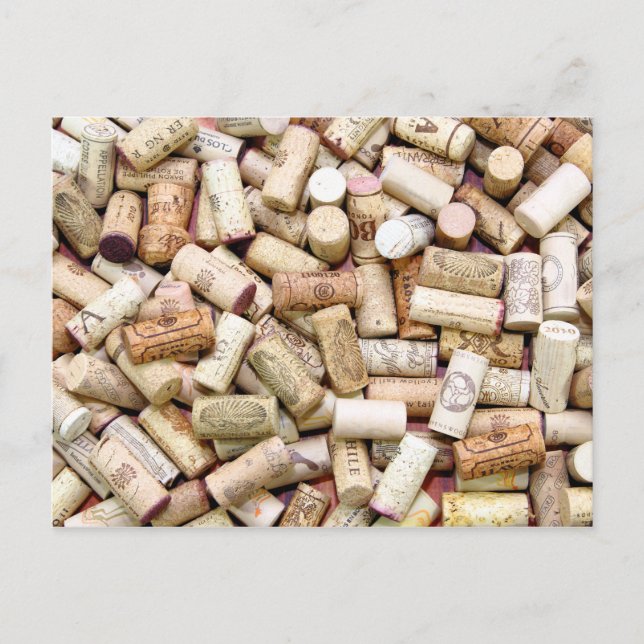 Wine Corks Postcard Postkarte (Vorderseite)