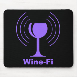 Wine-Fi-Spaß Mousepad