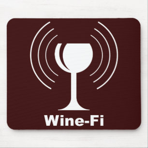 Wine-Fi-Spaß Mousepad