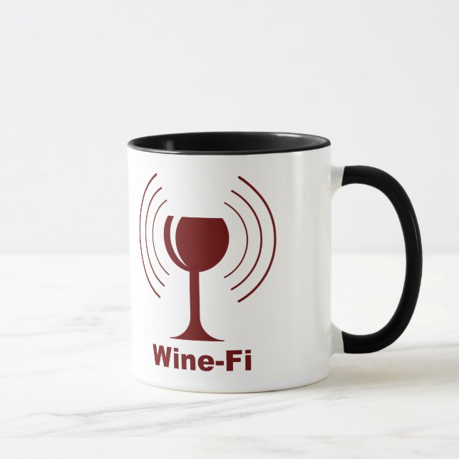 Wine-Fi-Spaß Tasse (Rechts)