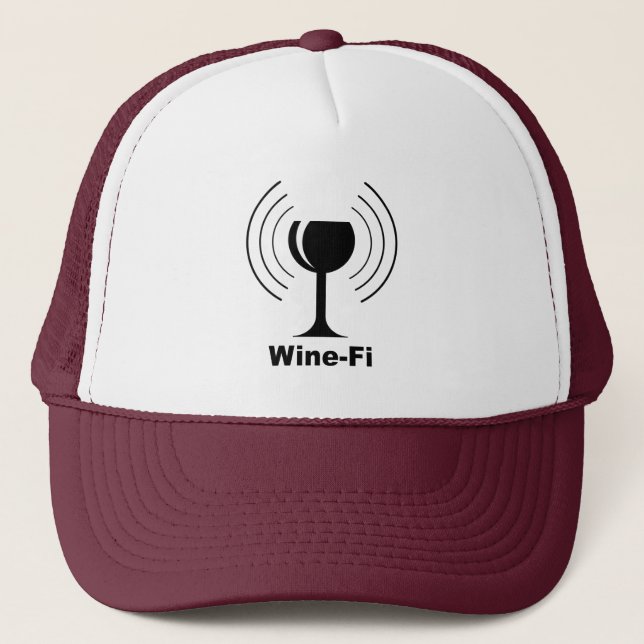 Wine-Fi-Spaß Truckerkappe (Vorderseite)