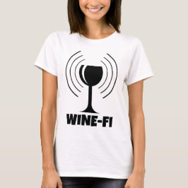 Wine-Fi Spaß WiFi Waves T-Shirt