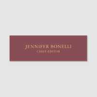Wine & Gold Color Beruflich Trendy Moderne Schlich