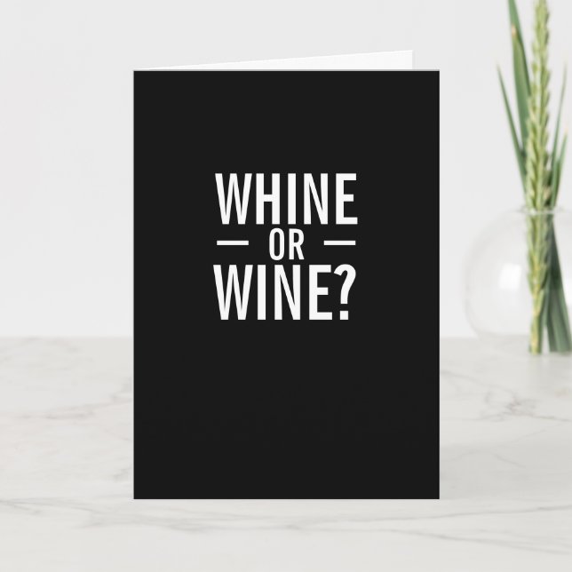 Wine Happy Birthday Funny Greeting Card Karte (Vorderseite)