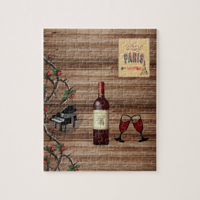 Wine Jigsaw Puzzle (Vertikal)