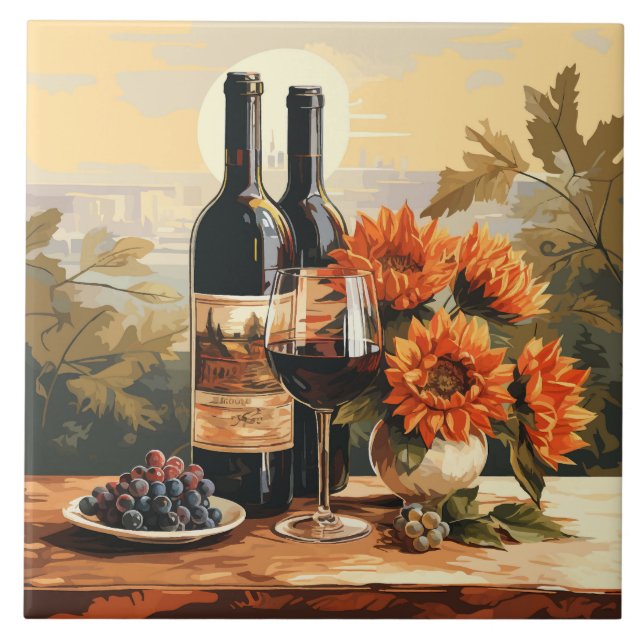 Wine Lover Fliese (Vorderseite)