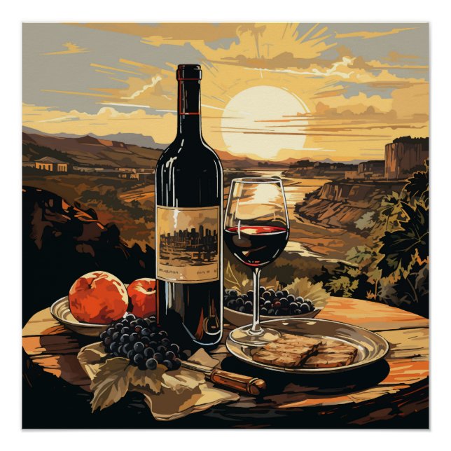 Wine Lover Poster (Vorderseite)