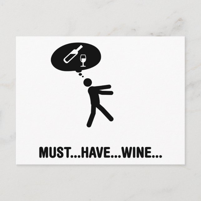 Wine Lover Postkarte (Vorderseite)