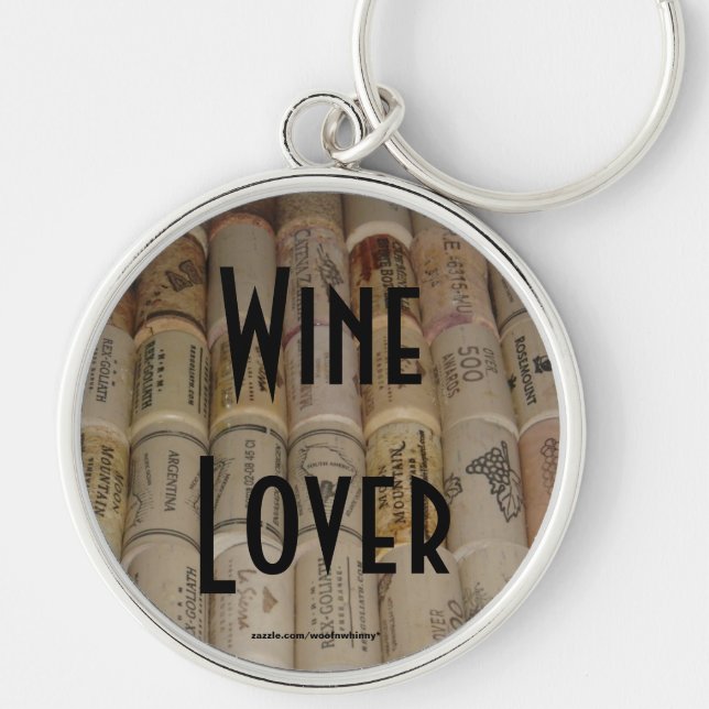 Wine Lover Schlüsselanhänger (Vorne)