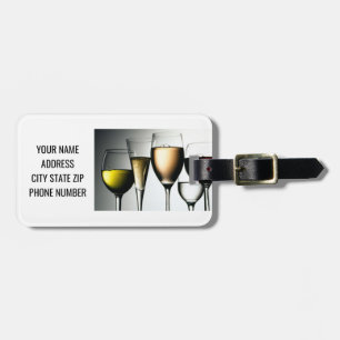 **WINE LOVER'S** LUGGAGE TAG / I.D. FÜR ALLES GEPÄCKANHÄNGER