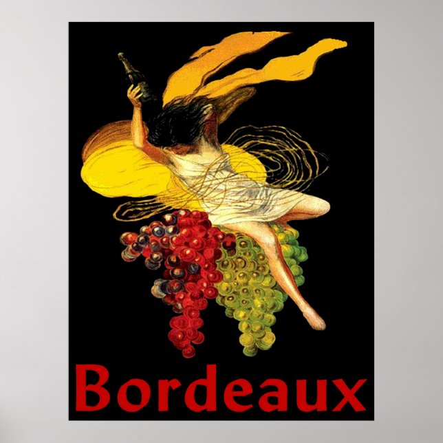 Wine Maid Bordeaux Poster (Vorne)