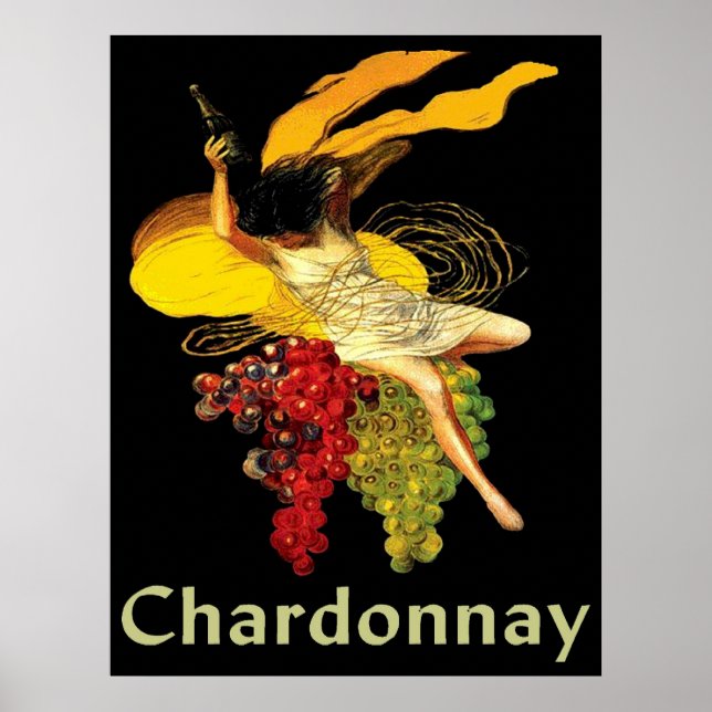 Wine Maid Chardonnay Poster (Vorne)