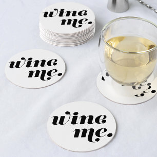 Wine Me. Paper Untersetzer