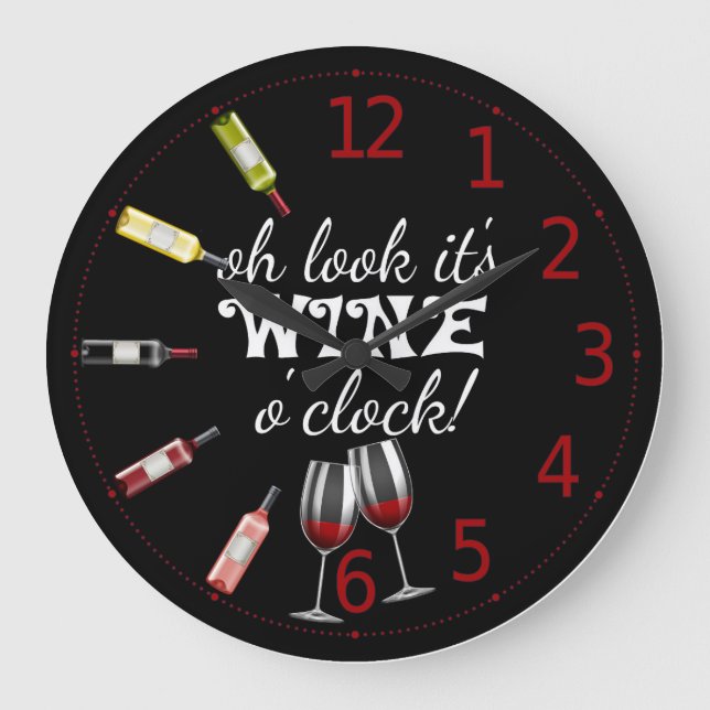 Wine O Uhr Uhr (Vorderseite)
