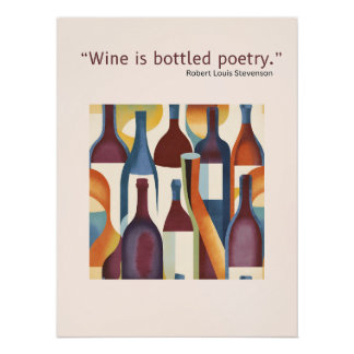 Wine Poster Quote