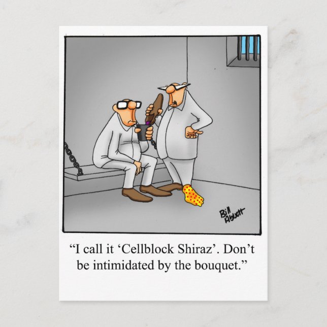 Wine Spaß Postkarte "Spectickles" (Vorderseite)