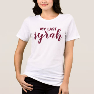 Wine-themed Bachelorette Party Group Tri-Blend Shirt