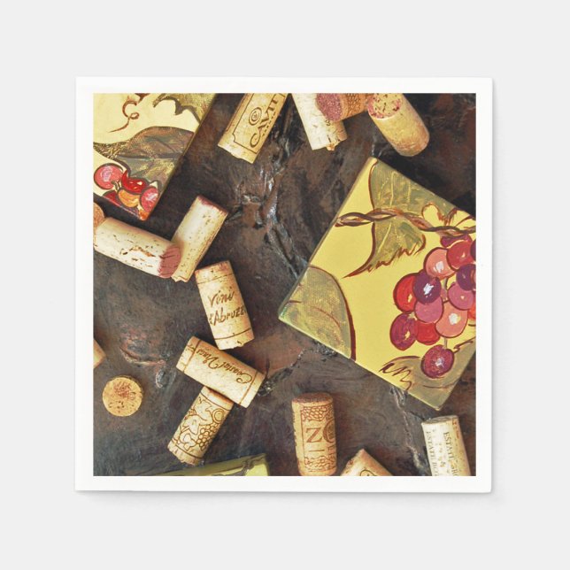 Wine Time Cocktail Napkins Serviette (Vorderseite)