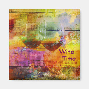 Wine Time Magnet