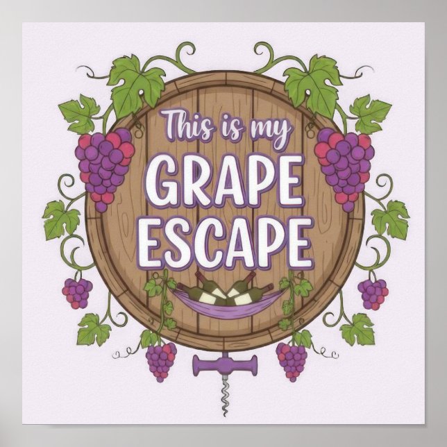 Wine Time Poster (Vorne)