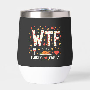 WIne Turkey Family Funny Erntedank