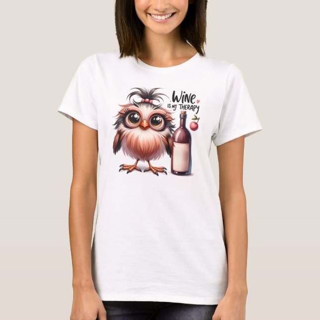 Wine Women's Basic T - Shirt (Vorderseite)