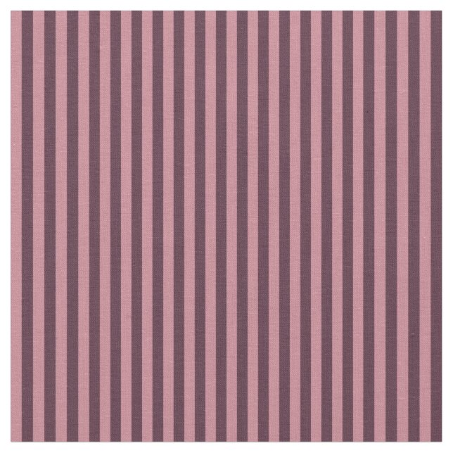 Wineberry and Lipstick Pink Stripes Stoff (Nahaufnahme)
