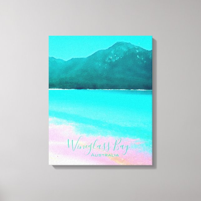 Wineglass Bay Tasmania Australien Leinwanddruck (Vorderseite)