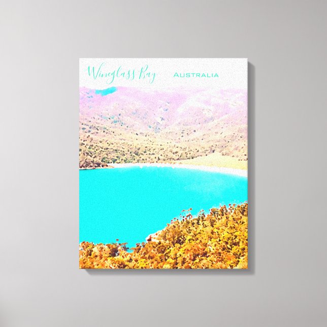 Wineglass Bay Tasmania Australien Leinwanddruck (Vorderseite)